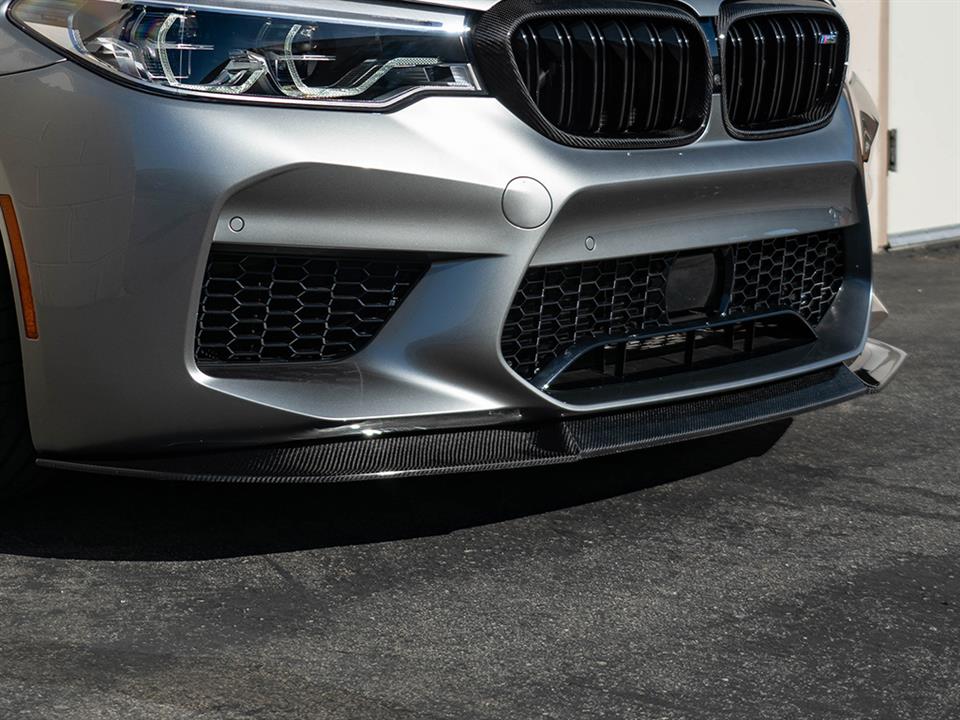 RW Carbon BMW F90 M5 RWS Carbon Fiber Front Lip Spoiler-Exterior-Silicon Valley Bimmer