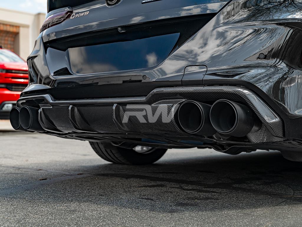 RW Carbon BMW F91 F92 F93 M8 Carbon Fiber DTM Diffuser-Exterior-Silicon Valley Bimmer