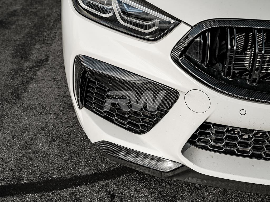RW Carbon BMW F91 F92 F93 M8 Carbon Fiber Splitters-Exterior-Silicon Valley Bimmer