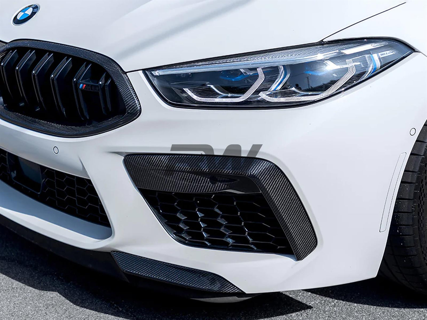 RW Carbon BMW F91 F92 F93 M8 Carbon Fiber Splitters-Exterior-Silicon Valley Bimmer