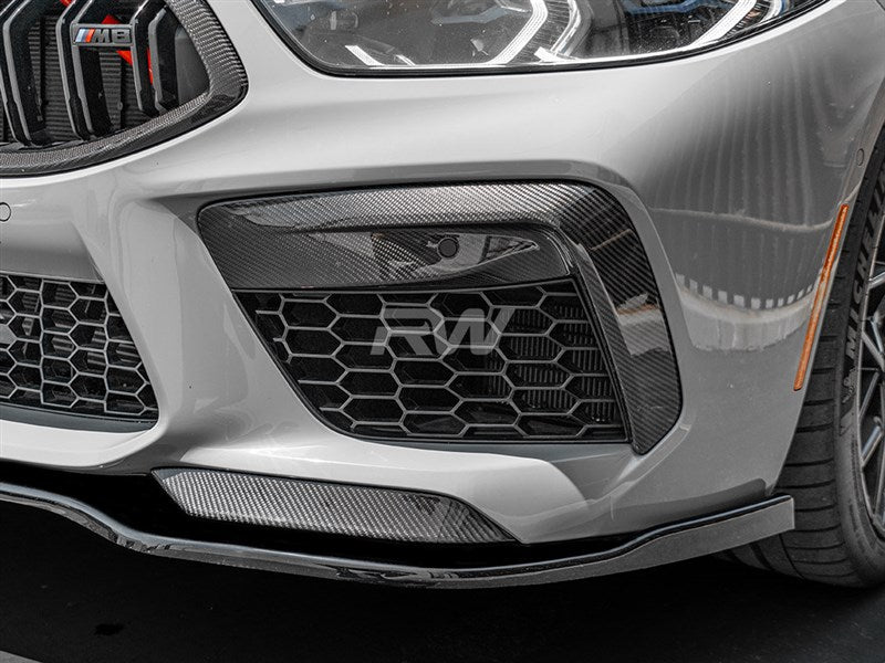 RW Carbon BMW F91 F92 F93 M8 Carbon Fiber Splitters-Exterior-Silicon Valley Bimmer