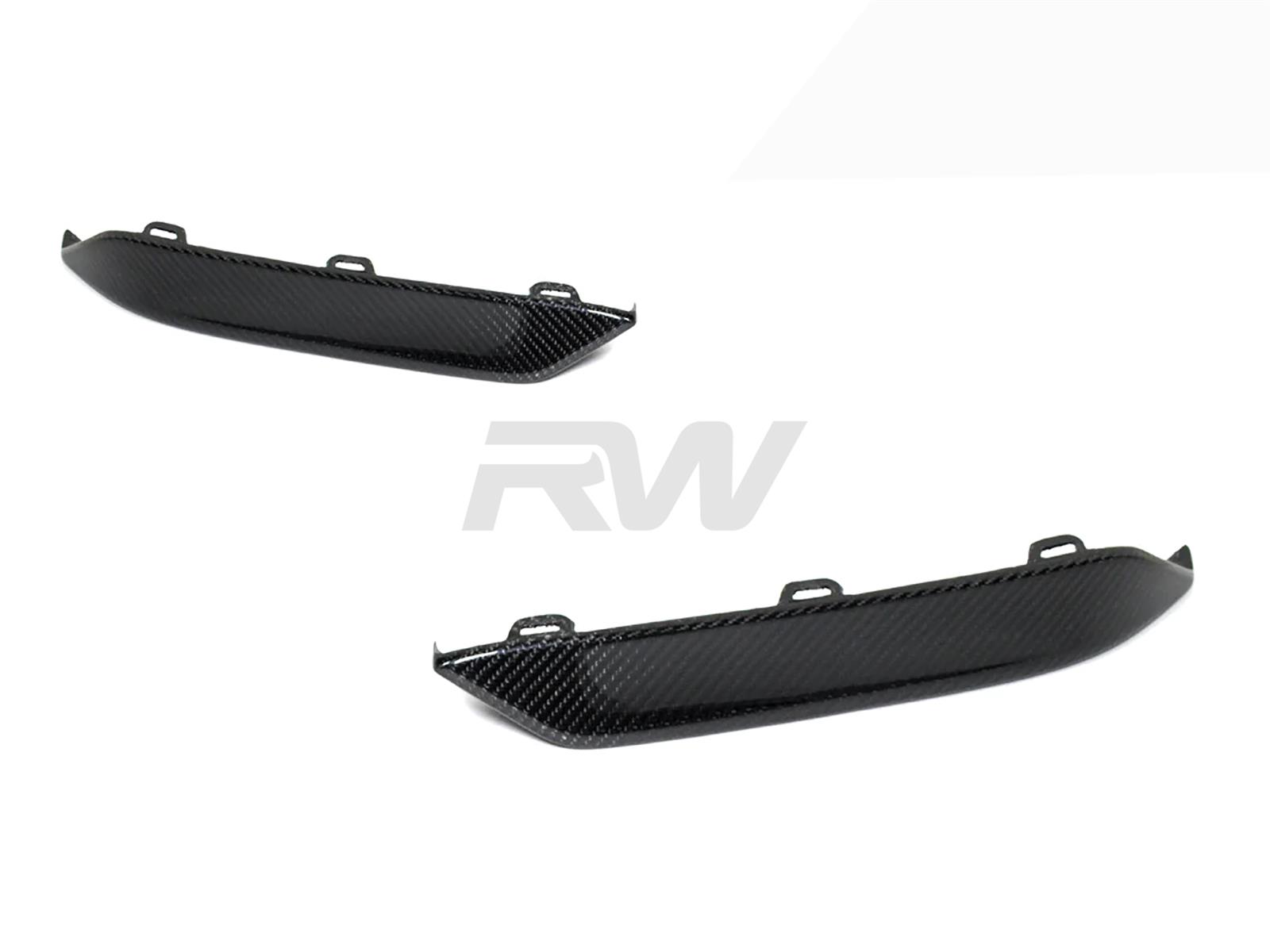 RW Carbon BMW F91 F92 F93 M8 Carbon Fiber Splitters-Exterior-Silicon Valley Bimmer