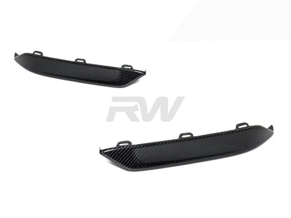 RW Carbon BMW F91 F92 F93 M8 Carbon Fiber Splitters-Exterior-Silicon Valley Bimmer