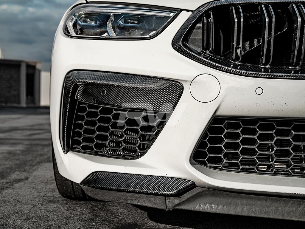 RW Carbon BMW F91 F92 F93 M8 Carbon Fiber Splitters-Exterior-Silicon Valley Bimmer