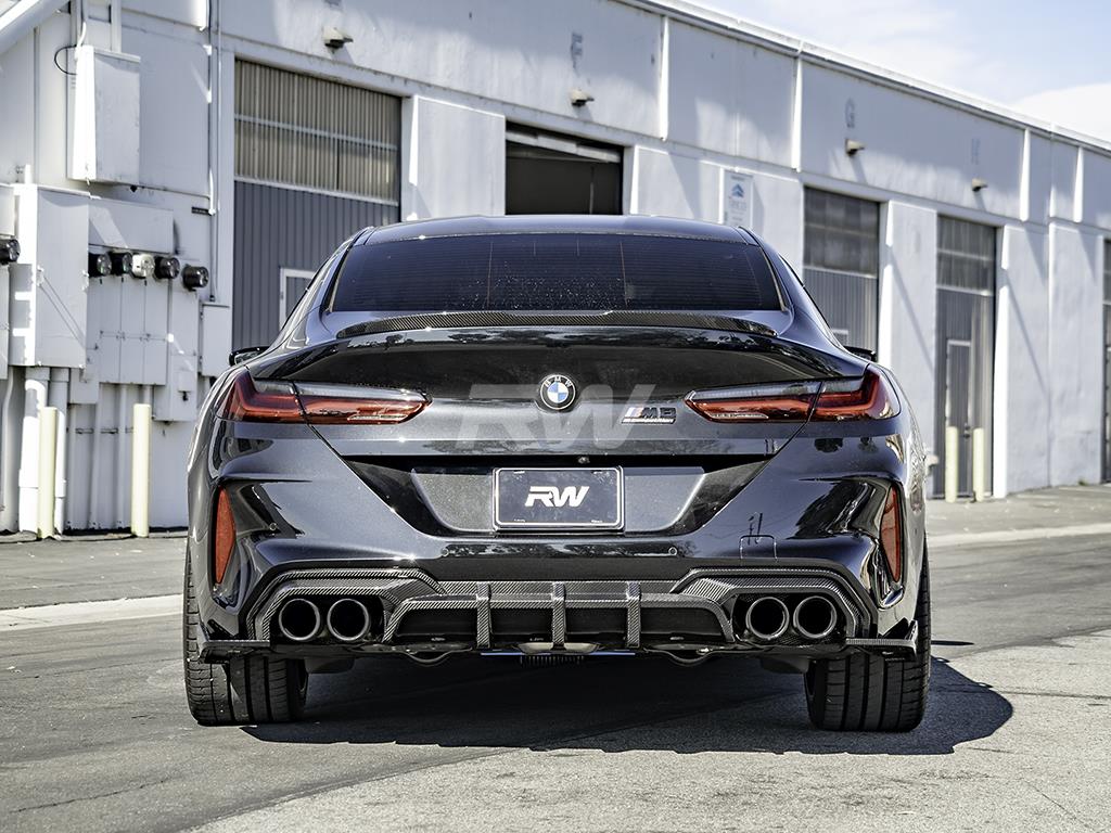 RW Carbon BMW F91 F92 F93 M8 SQ Style Carbon Fiber Diffuser-Exterior-Silicon Valley Bimmer