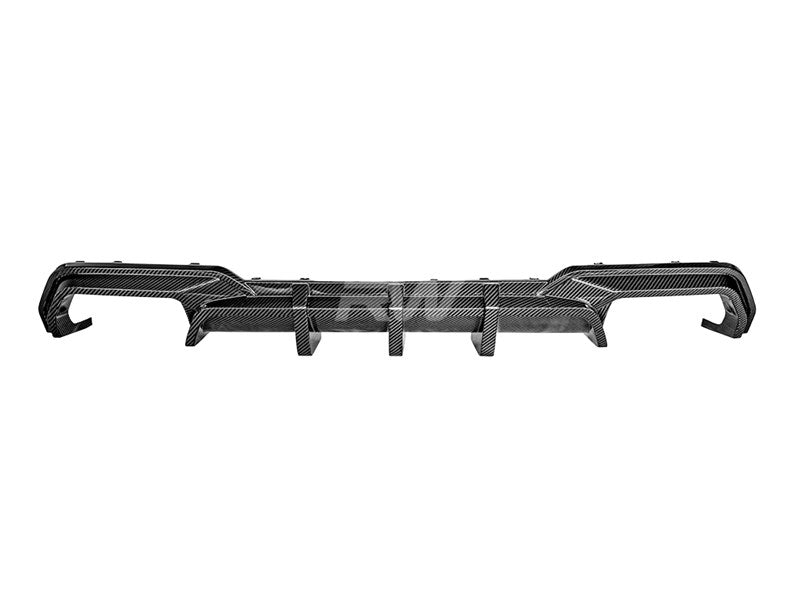 RW Carbon BMW F91 F92 F93 M8 SQ Style Carbon Fiber Diffuser-Exterior-Silicon Valley Bimmer
