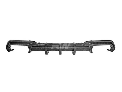 RW Carbon BMW F91 F92 F93 M8 SQ Style Carbon Fiber Diffuser-Exterior-Silicon Valley Bimmer