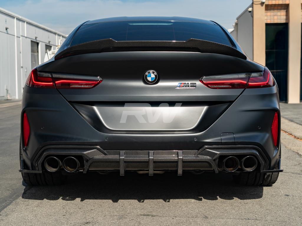 RW Carbon BMW F91 F92 F93 M8 SQ Style Carbon Fiber Diffuser-Exterior-Silicon Valley Bimmer