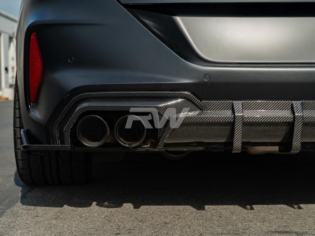 RW Carbon BMW F91 F92 F93 M8 SQ Style Carbon Fiber Diffuser-Exterior-Silicon Valley Bimmer