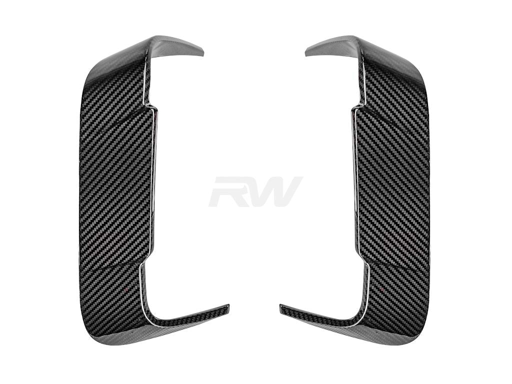 RW Carbon BMW F91/F92 M8 Carbon Fiber Rear Bumper Trims-Exterior-Silicon Valley Bimmer