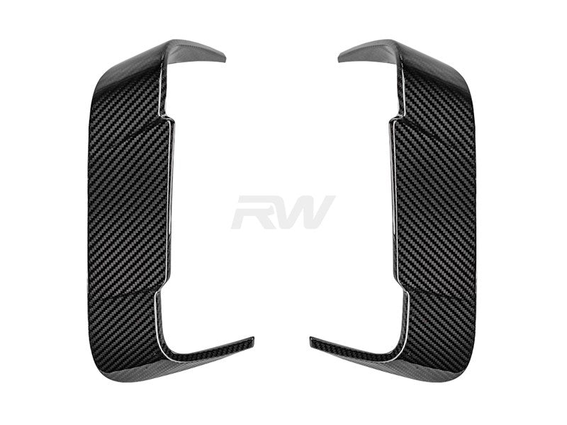 RW Carbon BMW F93 M8 Carbon Fiber Rear Bumper Trims-Exterior-Silicon Valley Bimmer