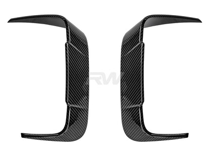 RW Carbon BMW F93 M8 Carbon Fiber Rear Bumper Trims-Exterior-Silicon Valley Bimmer