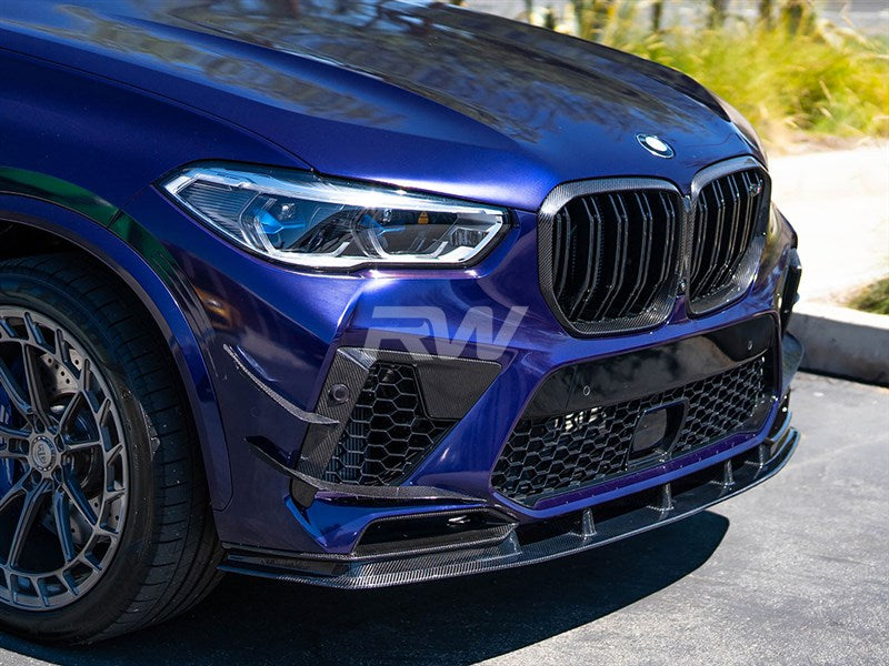 RW Carbon BMW F95 X5M Carbon Fiber Canards-Exterior-Silicon Valley Bimmer