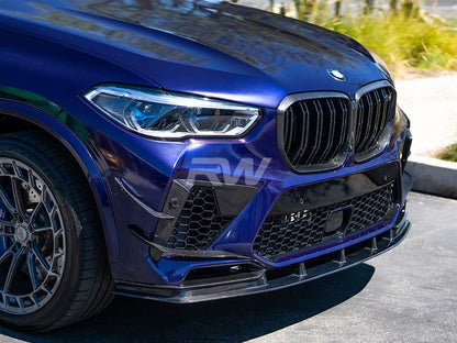 RW Carbon BMW F95 X5M Carbon Fiber Canards-Exterior-Silicon Valley Bimmer