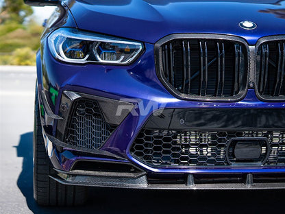 RW Carbon BMW F95 X5M Carbon Fiber Canards-Exterior-Silicon Valley Bimmer