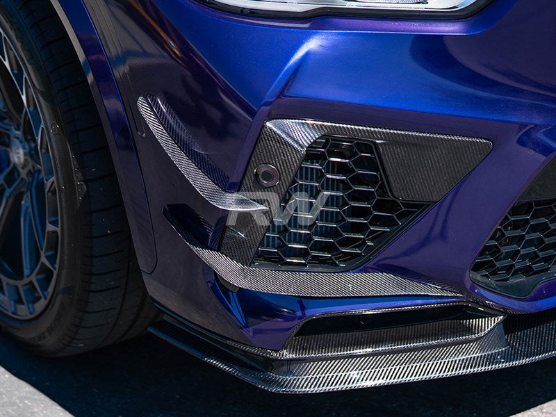 RW Carbon BMW F95 X5M Carbon Fiber Canards-Exterior-Silicon Valley Bimmer