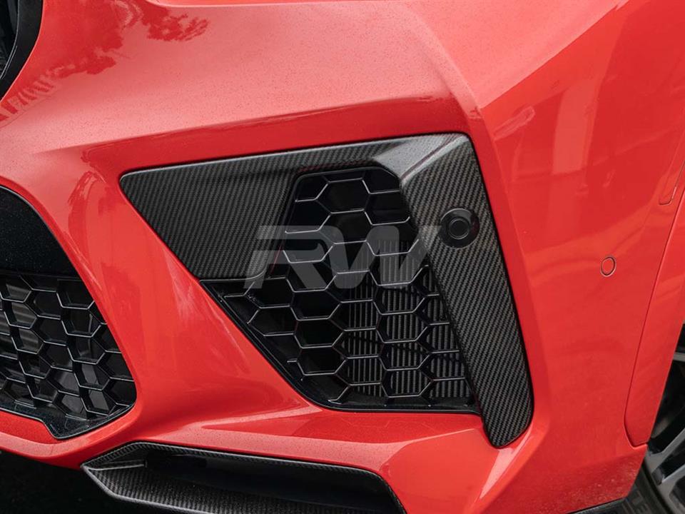 RW Carbon BMW F95 X5M Carbon Fiber Front Air Duct Trims-Exterior-Silicon Valley Bimmer