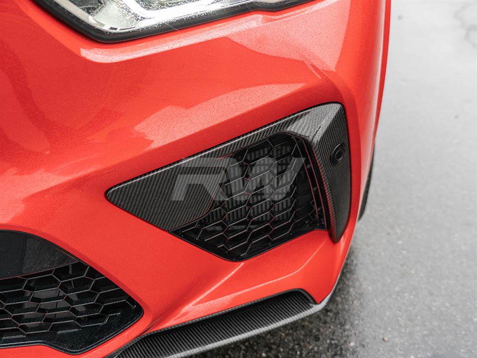 RW Carbon BMW F95 X5M Carbon Fiber Front Air Duct Trims-Exterior-Silicon Valley Bimmer