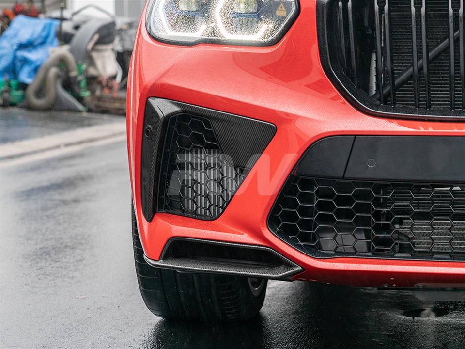 RW Carbon BMW F95 X5M Carbon Fiber Front Air Duct Trims-Exterior-Silicon Valley Bimmer
