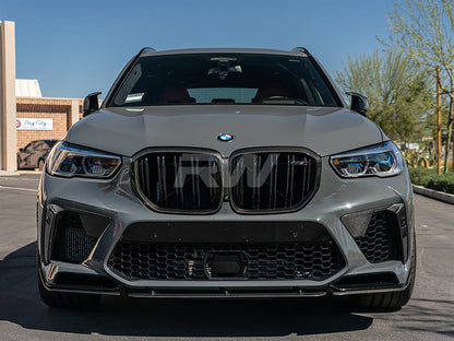 RW Carbon BMW F95 X5M Carbon Fiber Front Air Duct Trims-Exterior-Silicon Valley Bimmer