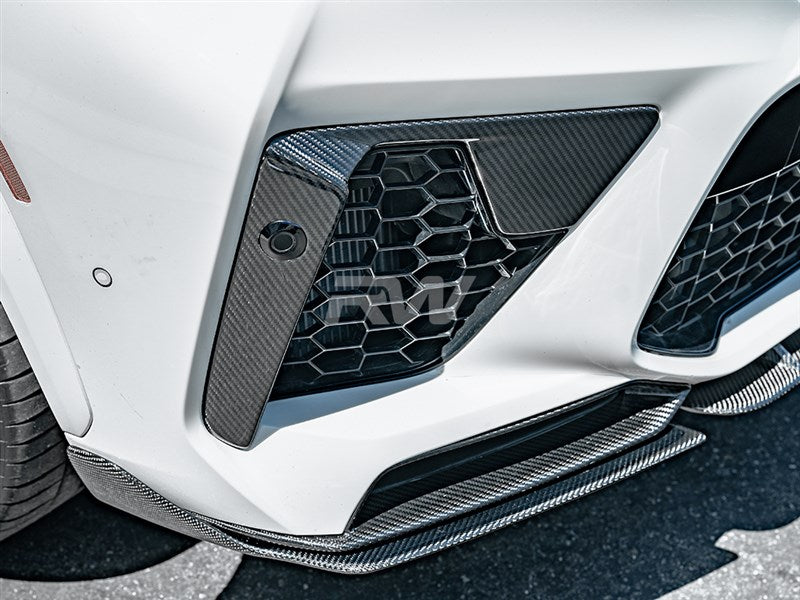 RW Carbon BMW F95 X5M Carbon Fiber Front Air Duct Trims-Exterior-Silicon Valley Bimmer