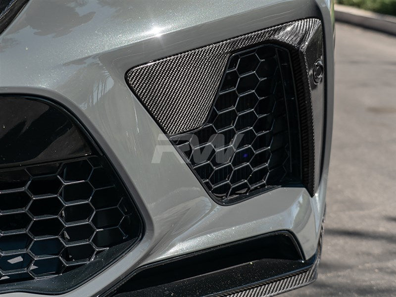 RW Carbon BMW F95 X5M Carbon Fiber Front Air Duct Trims-Exterior-Silicon Valley Bimmer