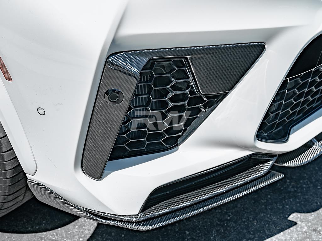 RW Carbon BMW F95 X5M Carbon Fiber Front Air Duct Trims-Exterior-Silicon Valley Bimmer