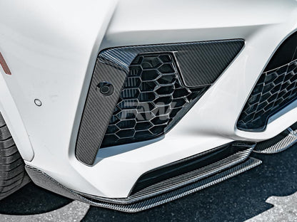 RW Carbon BMW F95 X5M Carbon Fiber Front Air Duct Trims-Exterior-Silicon Valley Bimmer