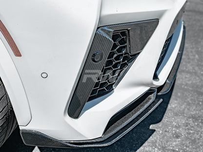 RW Carbon BMW F95 X5M Carbon Fiber Front Air Duct Trims-Exterior-Silicon Valley Bimmer