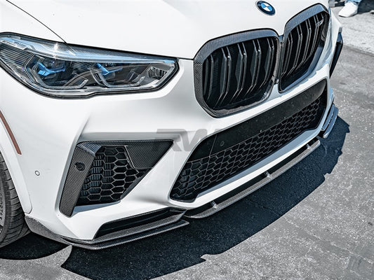 RW Carbon BMW F95 X5M Carbon Fiber Front Lip Spoiler-Exterior-Silicon Valley Bimmer