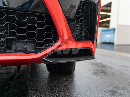 RW Carbon BMW F95 X5M Carbon Fiber Front Splitters-Exterior-Silicon Valley Bimmer