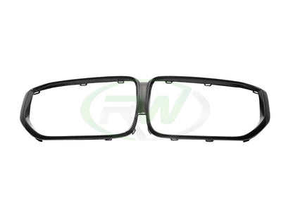RW Carbon BMW F95 X5M Carbon Fiber Grille Surround-Exterior-Silicon Valley Bimmer