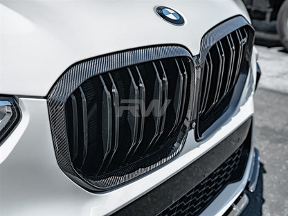 RW Carbon BMW F95 X5M Carbon Fiber Grille Surround-Exterior-Silicon Valley Bimmer