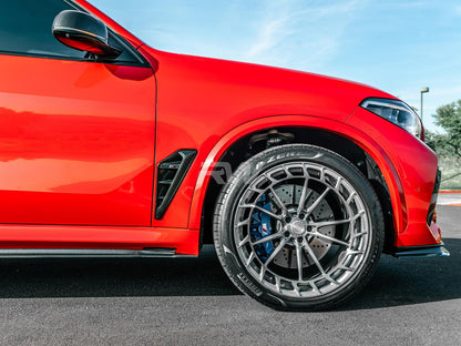 RW Carbon BMW F95 X5M Carbon Fiber Side Vent Covers-Exterior-Silicon Valley Bimmer