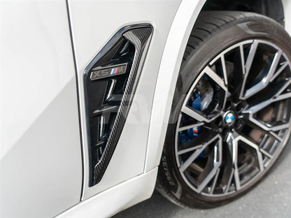 RW Carbon BMW F95 X5M Carbon Fiber Side Vent Covers-Exterior-Silicon Valley Bimmer
