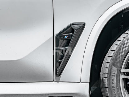 RW Carbon BMW F95 X5M Carbon Fiber Side Vent Covers-Exterior-Silicon Valley Bimmer