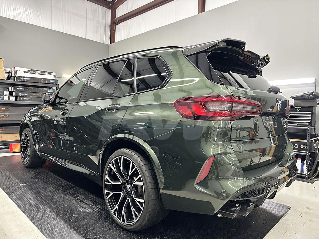 RW Carbon BMW F95 X5M DTM Carbon Fiber Roof Spoiler-Exterior-Silicon Valley Bimmer