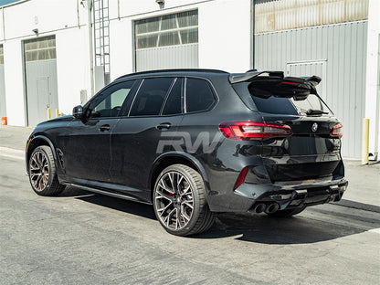 RW Carbon BMW F95 X5M DTM Carbon Fiber Roof Spoiler-Exterior-Silicon Valley Bimmer