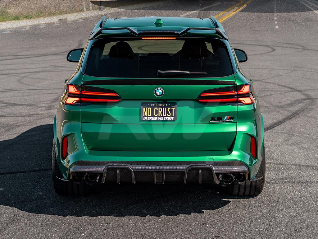 RW Carbon BMW F95 X5M F96 X6M Carbon Fiber Rear Splitters-Exterior-Silicon Valley Bimmer