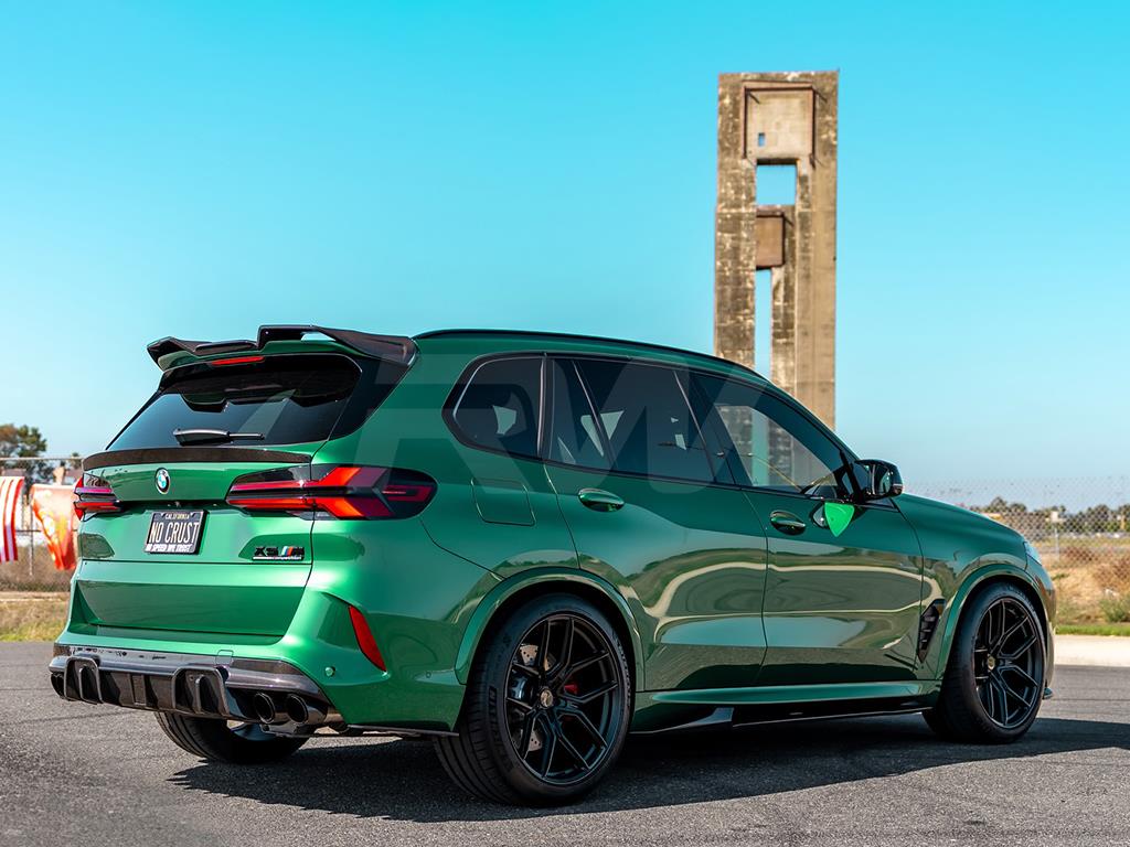 RW Carbon BMW F95 X5M F96 X6M Carbon Fiber Rear Splitters-Exterior-Silicon Valley Bimmer