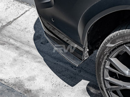 RW Carbon BMW F95 X5M F96 X6M Carbon Fiber Rear Splitters-Exterior-Silicon Valley Bimmer