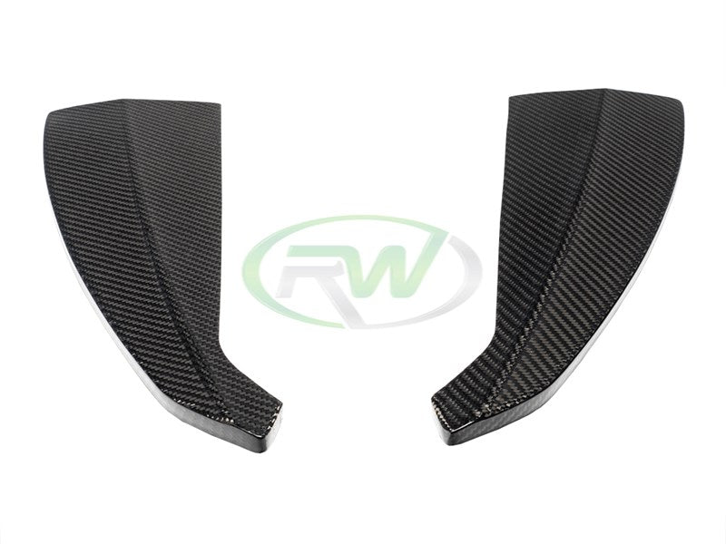 RW Carbon BMW F95 X5M F96 X6M Carbon Fiber Rear Splitters-Exterior-Silicon Valley Bimmer