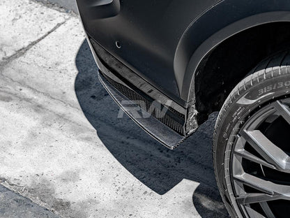 RW Carbon BMW F95 X5M F96 X6M Carbon Fiber Rear Splitters-Exterior-Silicon Valley Bimmer