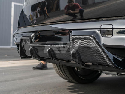 RW Carbon BMW F95 X5M F96 X6M DTM Carbon Fiber Diffuser-Exterior-Silicon Valley Bimmer