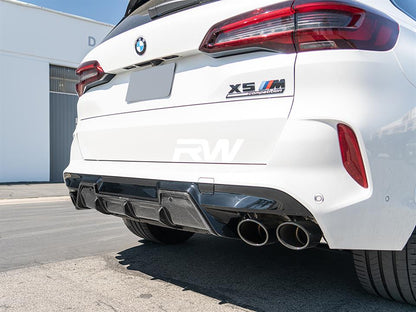 RW Carbon BMW F95 X5M F96 X6M DTM Carbon Fiber Diffuser-Exterior-Silicon Valley Bimmer