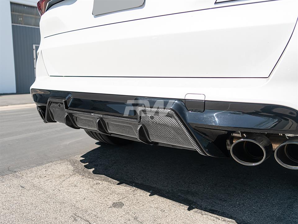 RW Carbon BMW F95 X5M F96 X6M DTM Carbon Fiber Diffuser-Exterior-Silicon Valley Bimmer