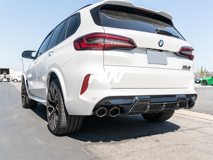 RW Carbon BMW F95 X5M F96 X6M DTM Carbon Fiber Diffuser-Exterior-Silicon Valley Bimmer