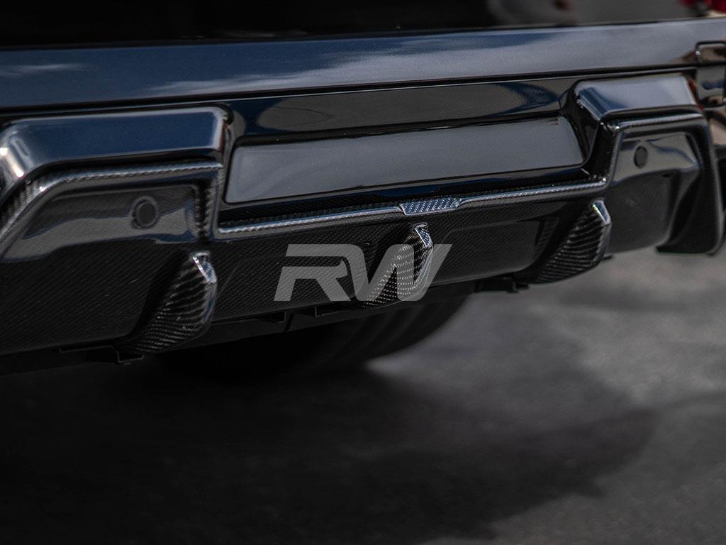 RW Carbon BMW F95 X5M F96 X6M DTM Carbon Fiber Diffuser-Exterior-Silicon Valley Bimmer