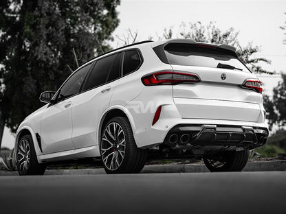 RW Carbon BMW F95 X5M F96 X6M DTM Carbon Fiber Diffuser-Exterior-Silicon Valley Bimmer