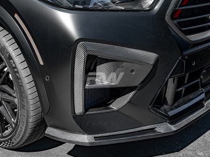 RW Carbon BMW F95 X5M F96 X6M LCI CF Front Trim Covers-Exterior-Silicon Valley Bimmer